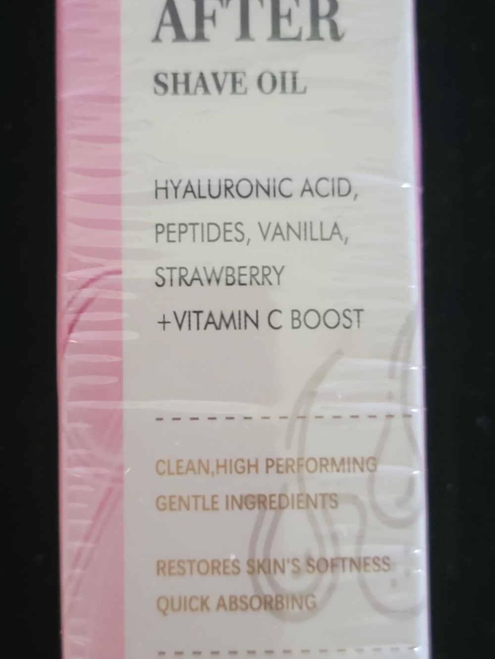 After Shave Oil with Hyaluronic Acid & Vitamin C Boost — Pink
